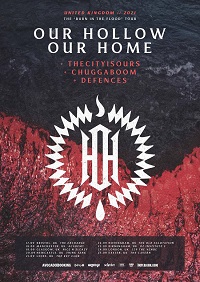 Our Hollow Our Home 2021 tour poster