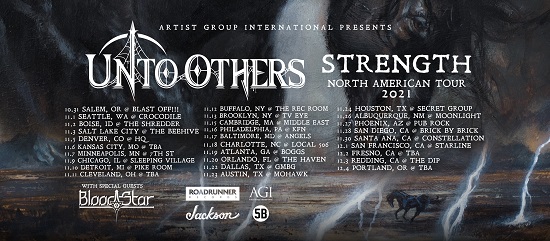 Unto Others 2021 tour poster
