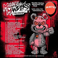 Poster for Millie Manders And The Shutup 2021 tour