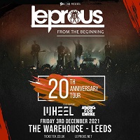 Poster for Leprous at The Warehouse, Leeds, 3 December 2021