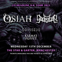 Osiah/Godeater/Odysseus/Karma’s Puppet – Manchester, Star & Garter – 15 December 2021