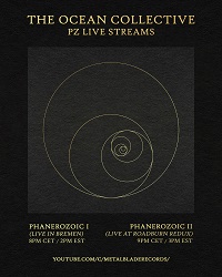 Poster for the Phanezoroic livestreams by The Ocean