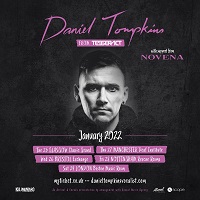 Poster for Daniel Tompkins January 2022 tour poster