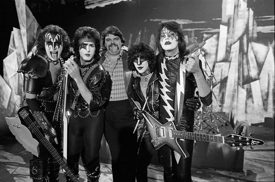 John Harte with Kiss