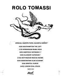 Rolo Tomassi 2022 tour poster