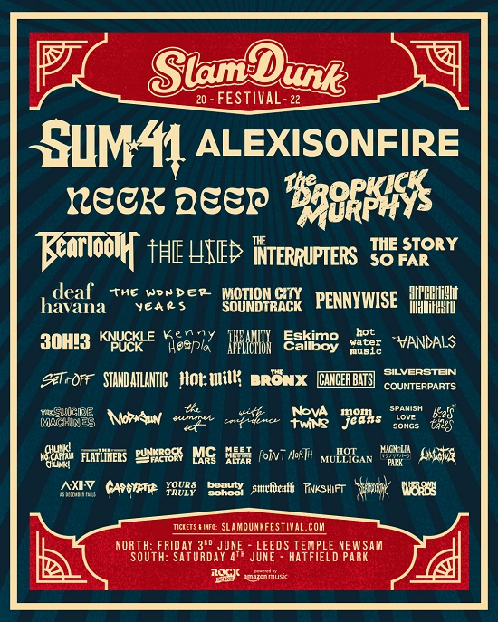 Updated Slam Dunk 2022 poster