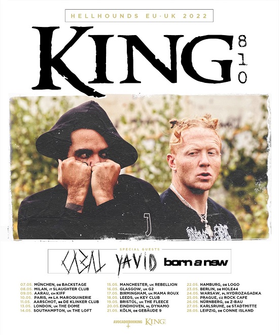 King 810 2022 tour poster