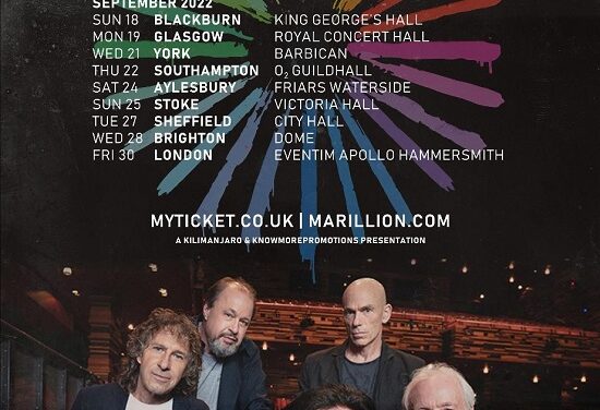 TOUR NEWS: Marillion announce September dates