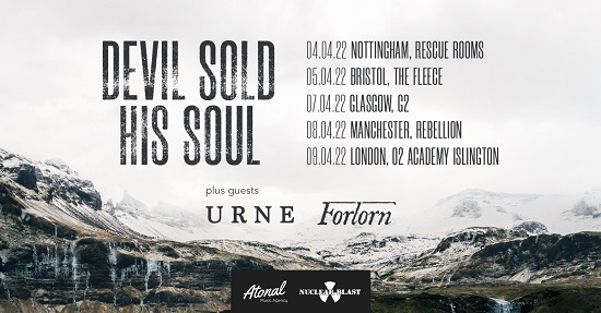 Devil Sold His Soul/Urne/Forlorn – Manchester, Rebellion – 8 April 2022