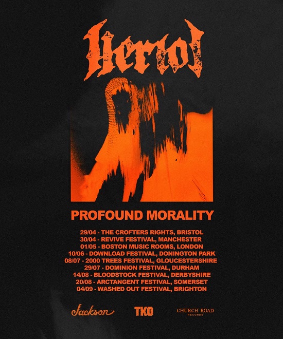 Heriot 2022 tour poster