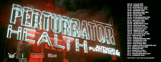 Perturbator 2022 Euro tour header