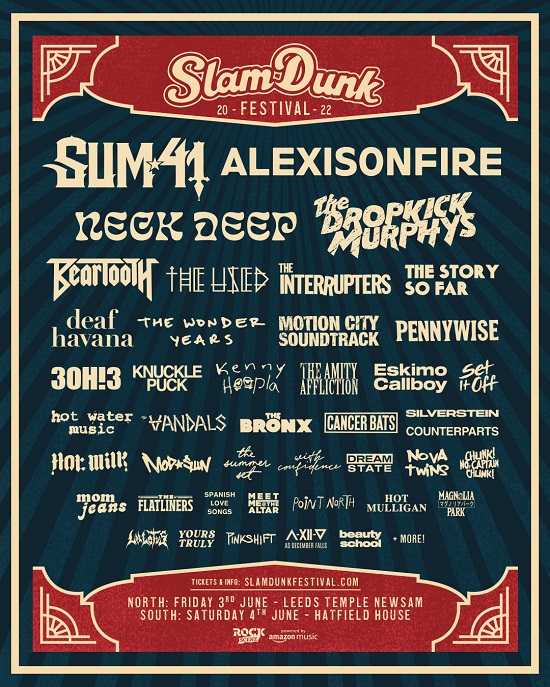 Updated Slam Dunk 2022 poster