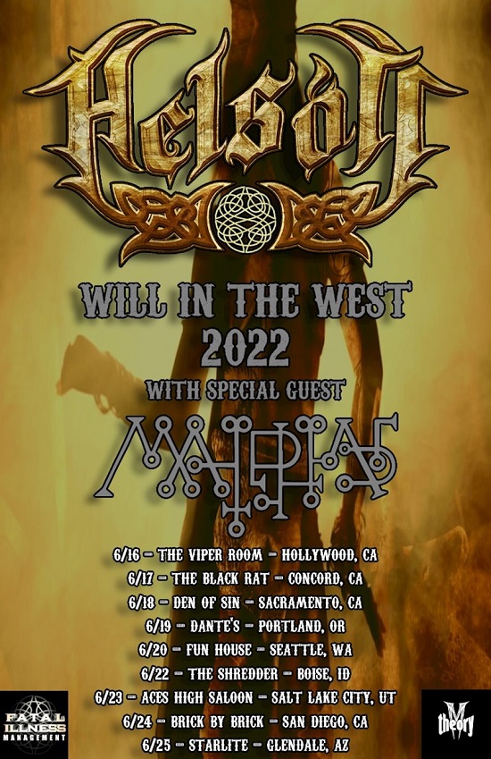 Helsott 2022 US tour poster