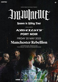 Poster for Imminence @ Manchester Rebellion, 20 May 2022