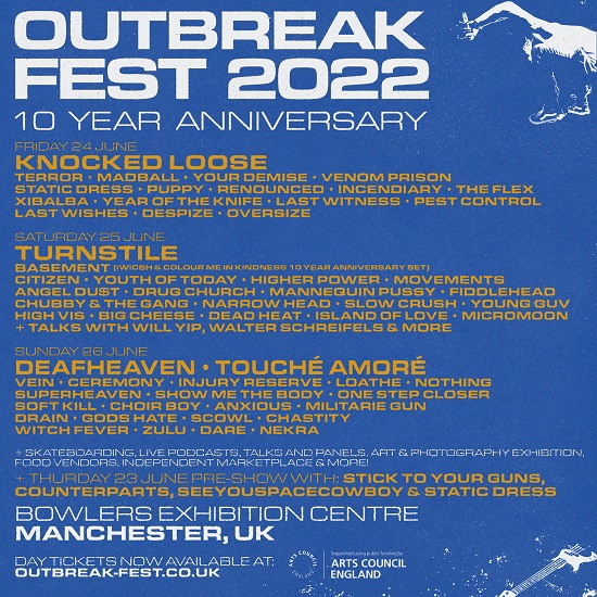 Poster for Outbreak Fest 2022