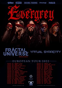 Evergrey 2022 tour poster