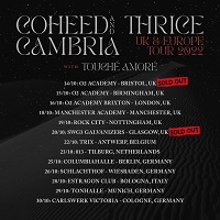 Coheed And Cambria 2022 tour poster