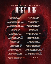 Wage War 2022 tour poster