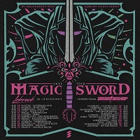 Magic Sword 2022 tour poster