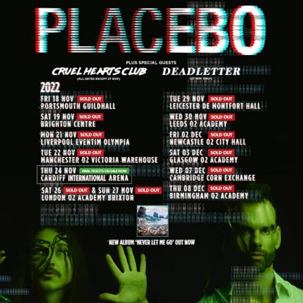 placebo tour 2022 uk