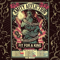 The Amity Affliction 2023 tour poster