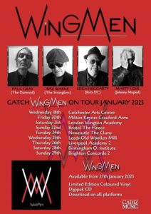 Wingmen January 2023 tour poster