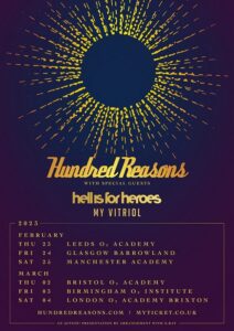 Hundred Reasons 2023 tour poster