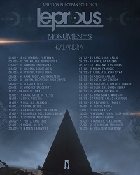 Leprous 2023 Aphelion tour poster