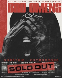 Bad Omens 2023 tour poster