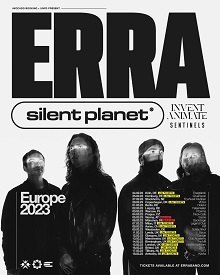 ERRA 2023 tour poster