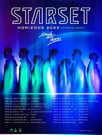 STARSET 2023 tour poster