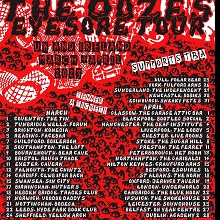 The Oozes 2023 tour poster