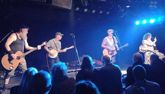 Hayseed Dixie in Bournemouth March 2023. Photo by Jim Rowland/Uber Rock.