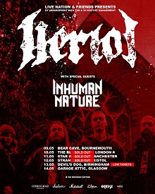 Heriot 2023 tour poster