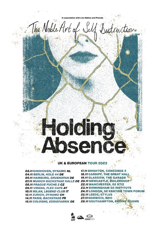 Holding Absence 2023 tour poster