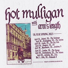 Hot Mulligan 2023 UK tour poster