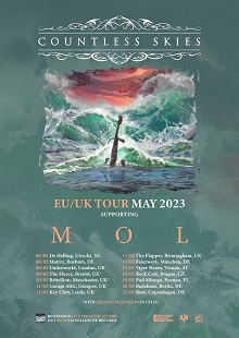 MOL Countless Skies 2023 tour poster