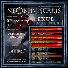 Ne Obliviscaris 2023 tour poster