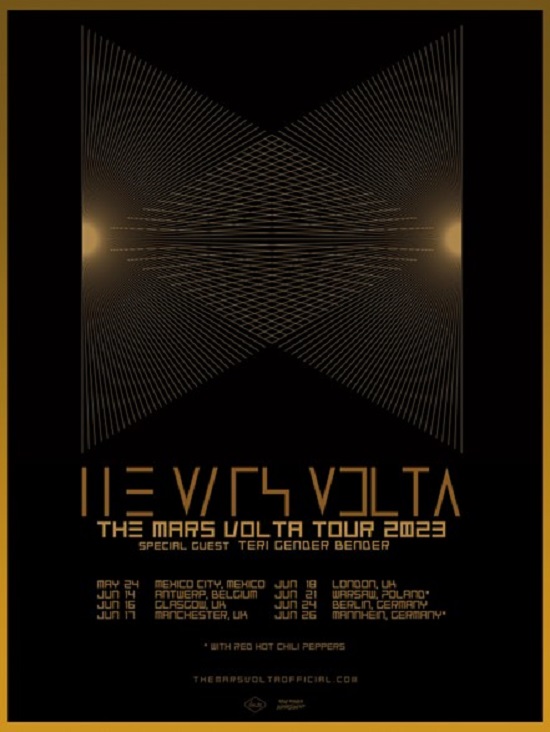 The Mars Volta 2023 poster