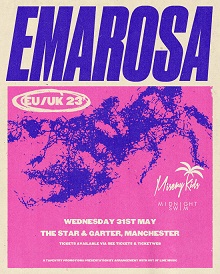 Poster for Emarosa @ Manchester Star & Garter 31 May 2023