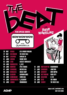 Poster for The Beat 2023 tour