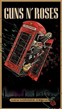Artwork for Guns N' Roses @ Hyde Park June 2023