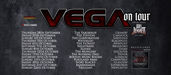 Vega 2023 tour poster