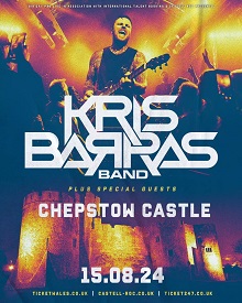 GIG NEWS: Kris Barras to rock the Castle in August