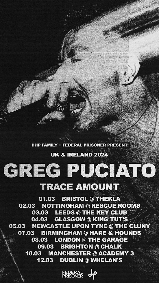 Greg Puciato tour poster