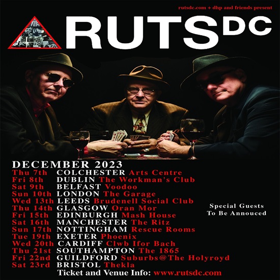 Ruts DC December 2023 tour poster