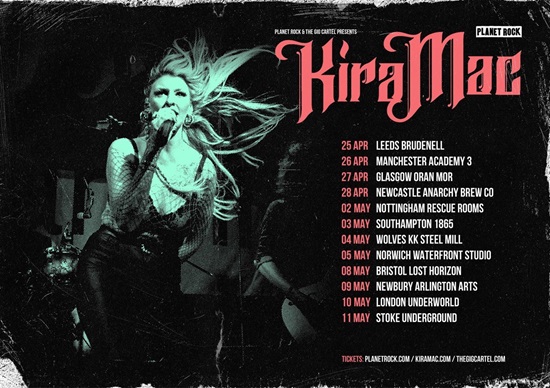 Kira Mac 2024 tour poster