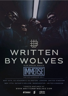 Written By Wolves/Immerse – Satan’s Hollow, Manchester – 17 November 2023