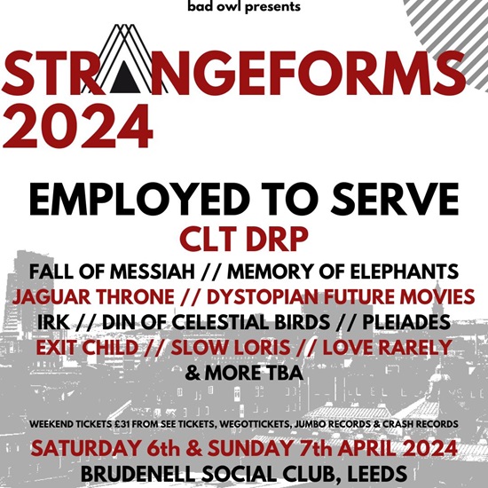 Strangeforms 2024 poster