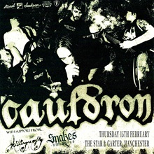 Poster for Cauldron at Star & Garter Manchester